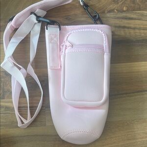 Pink Tumbler/Water Holder/Carrier Bag(water bottle not included)